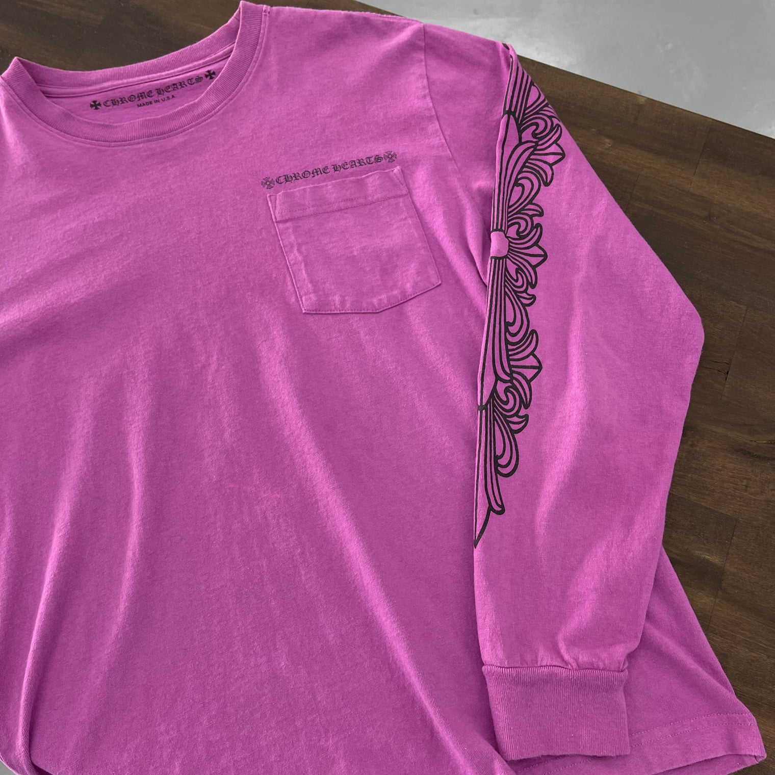 Chrome Hearts Matty Boy Purple Spider Longsleeve (USED)