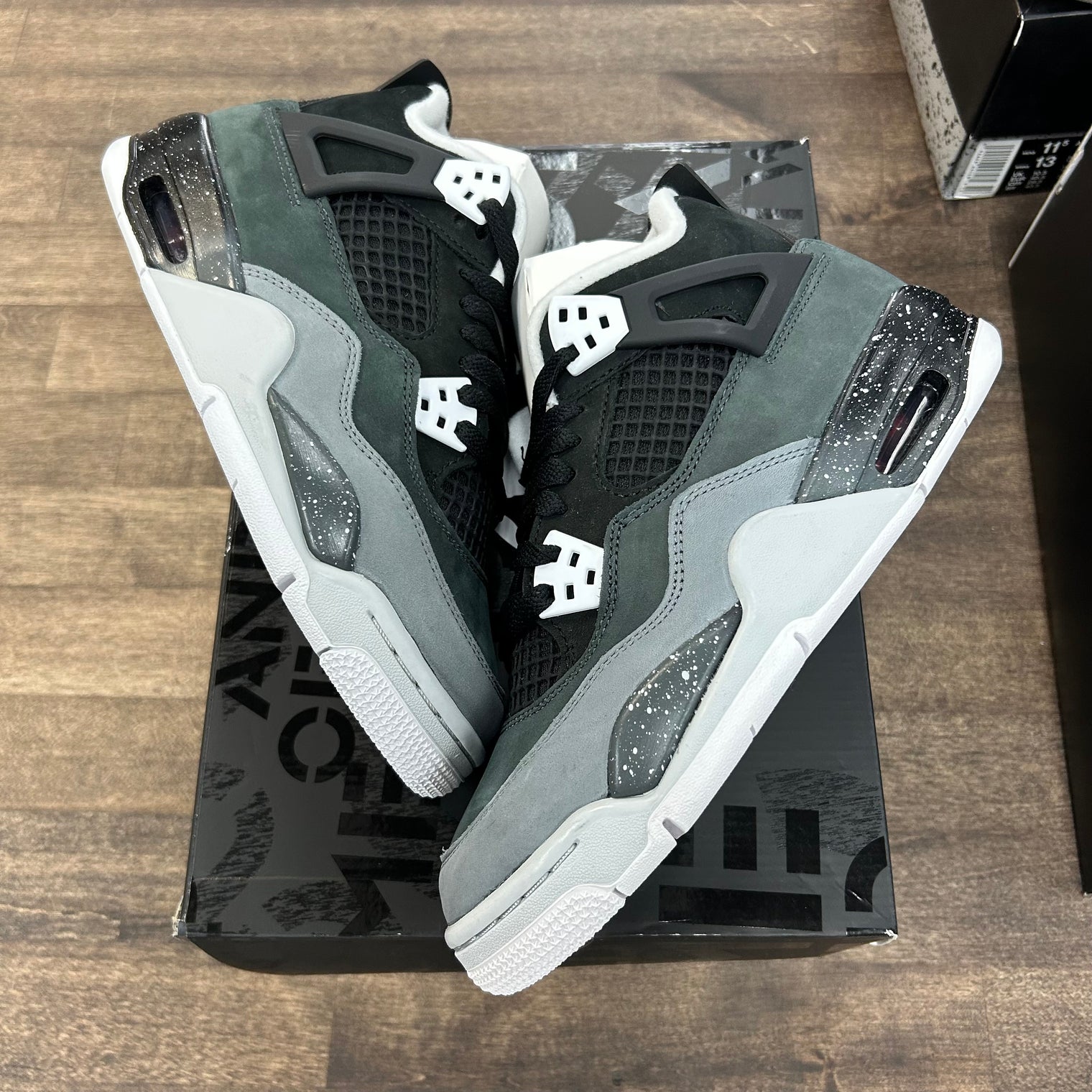 Fear Jordan 4 (GS) (Tried On)