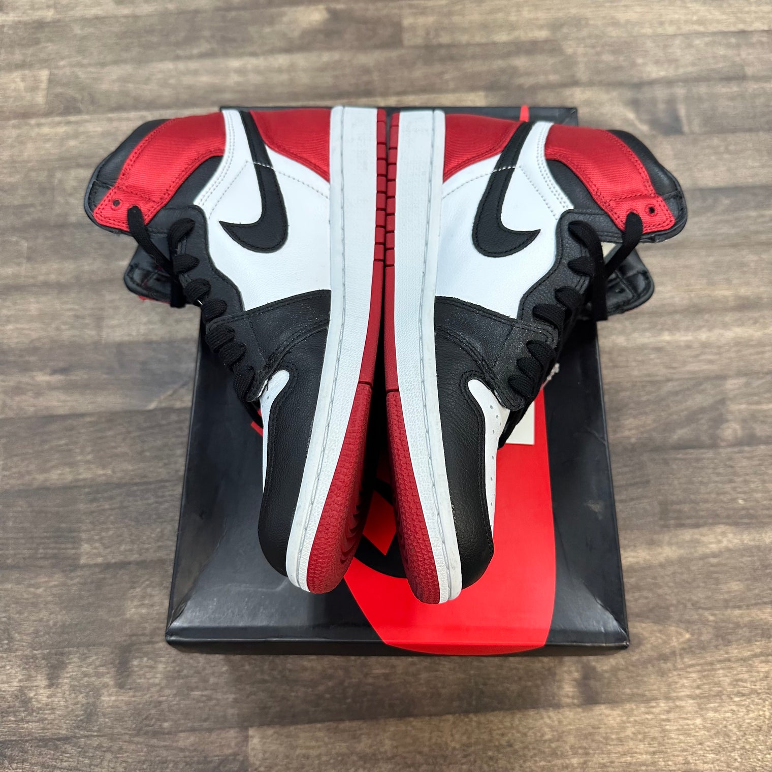 Air Jordan 1 High Satin Black Toe (W) (USED)