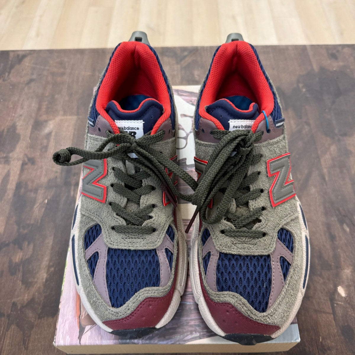 New Balance 574 YURT Salehe Bembury Team Forest Green - Image 7