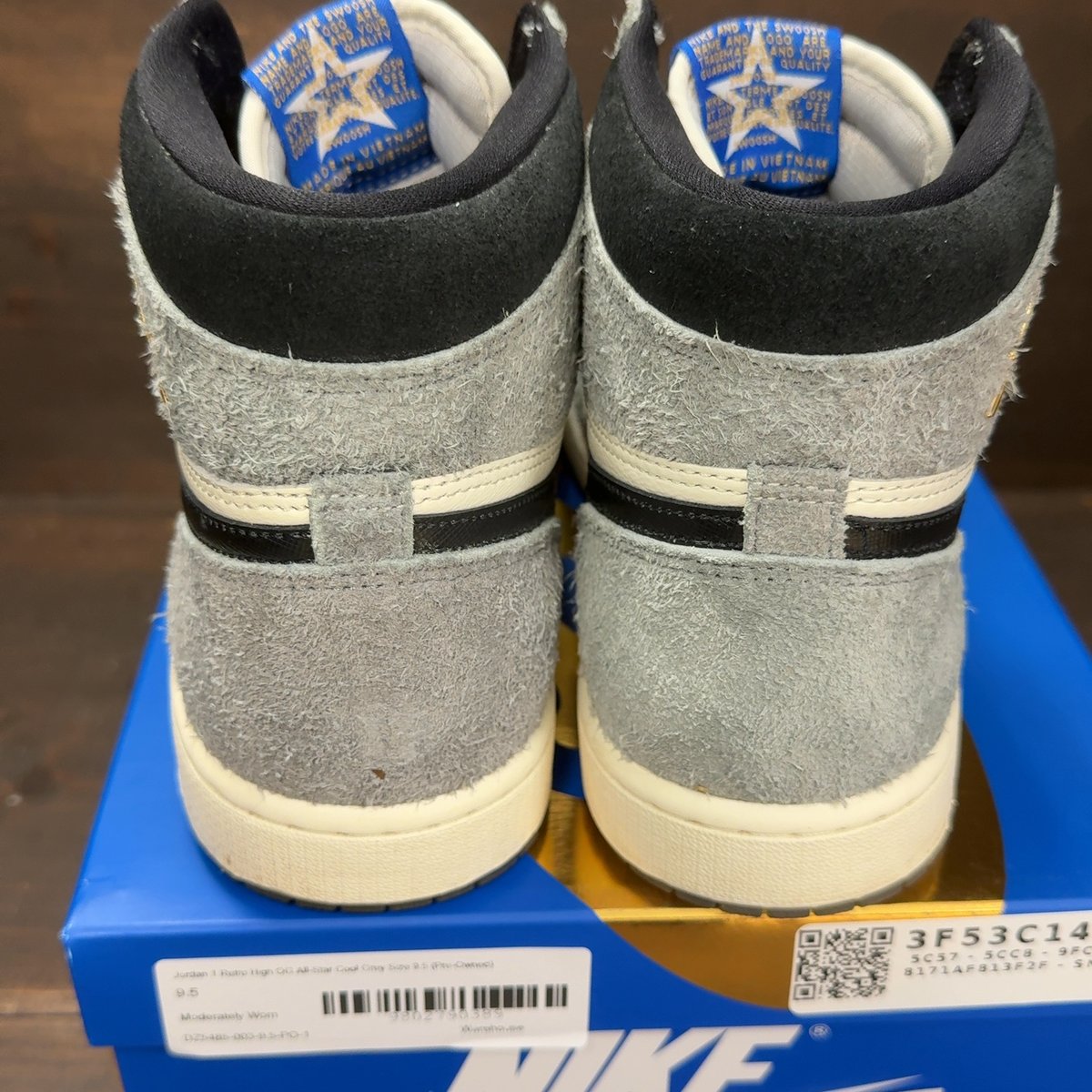 Jordan 1 Retro High OG All-Star Cool Grey Size 9.5 (Pre-Owned) - aux