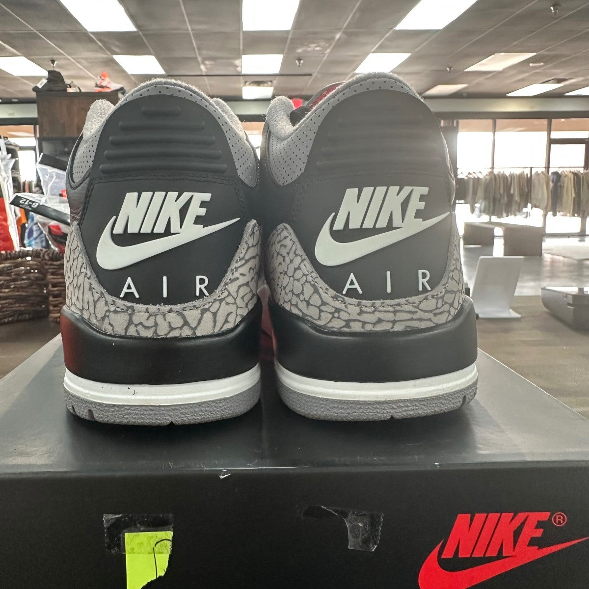 Jordan 3 Retro OG Black Cement (2024) Size 10 (Pre-Owned)