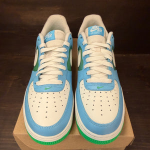 Nike Air Force 1 Low '07 Aquarius Blue Vapor Green Size 9 (Pre-Owned) - Image 3