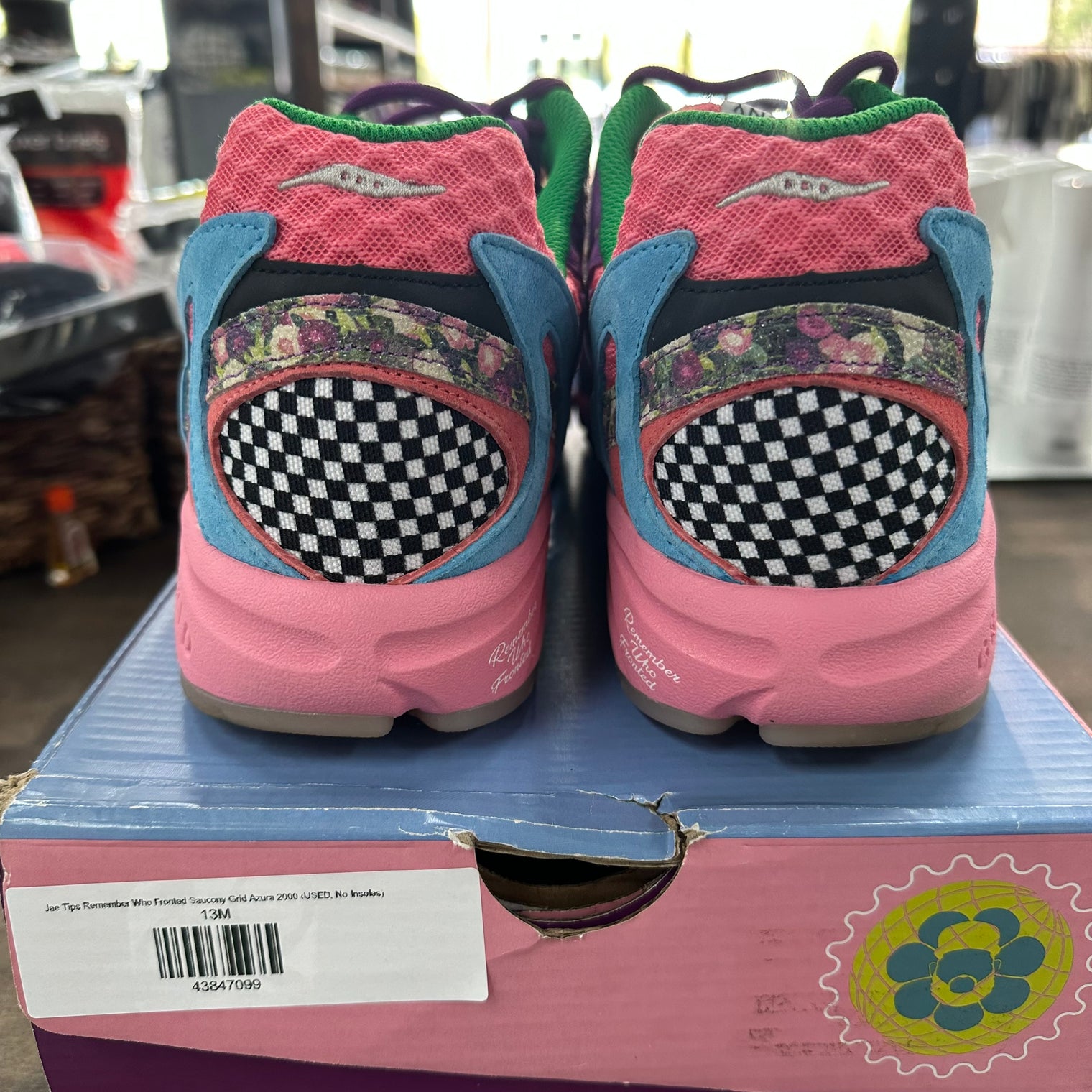 Jae Tips Remember Who Fronted Saucony Grid Azura 2000 (USED, No Insoles)