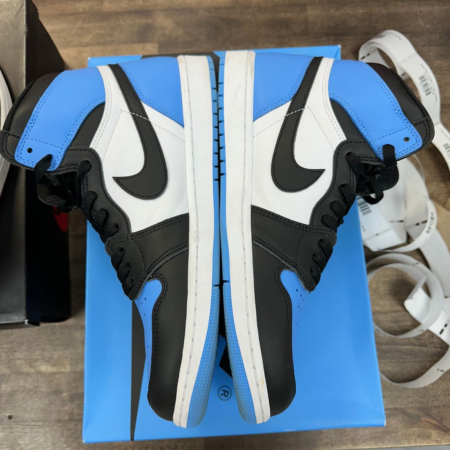 UNC Toe Jordan 1 High (USED)
