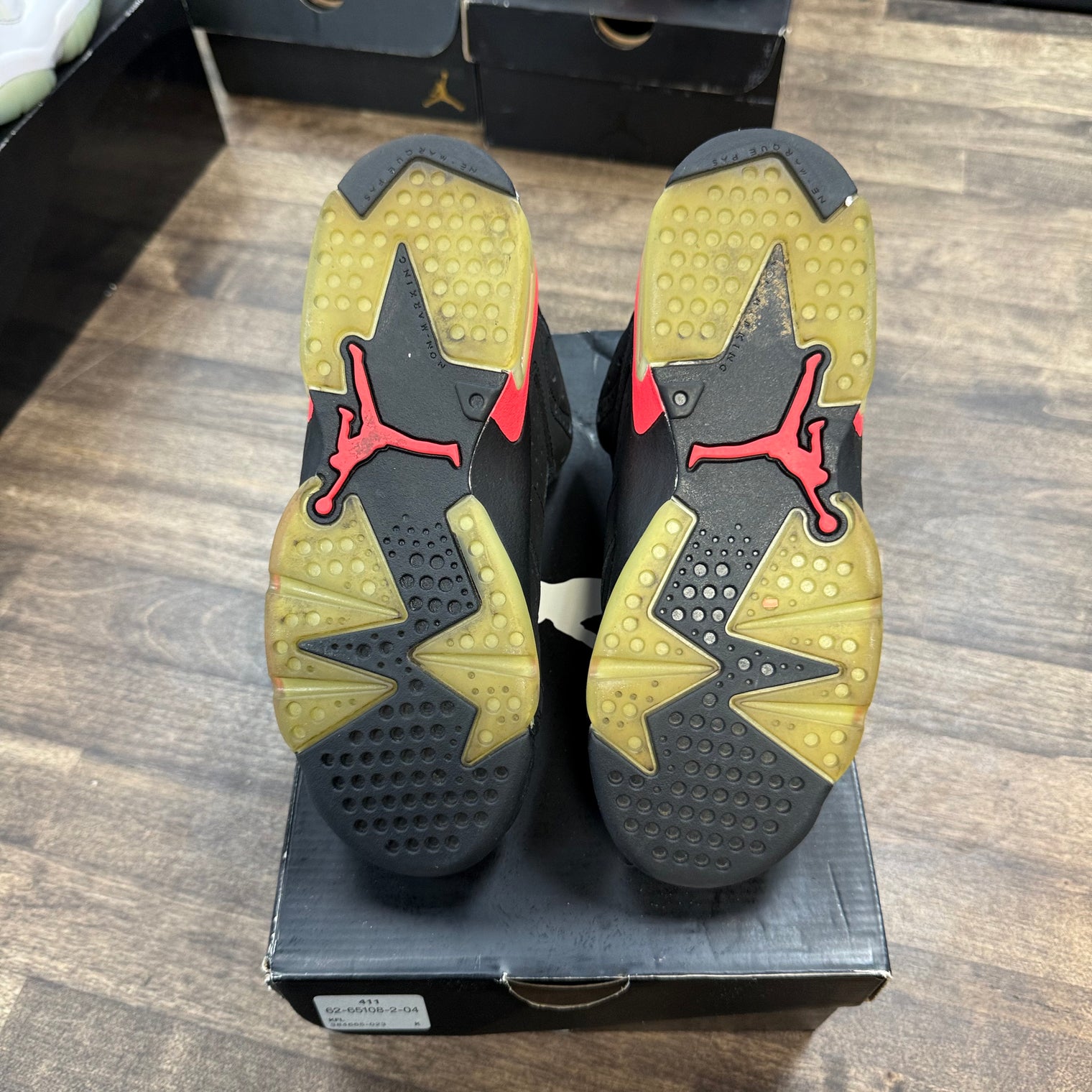 Black Infrared Jordan 6 Retro (GS) (2014) (USED)