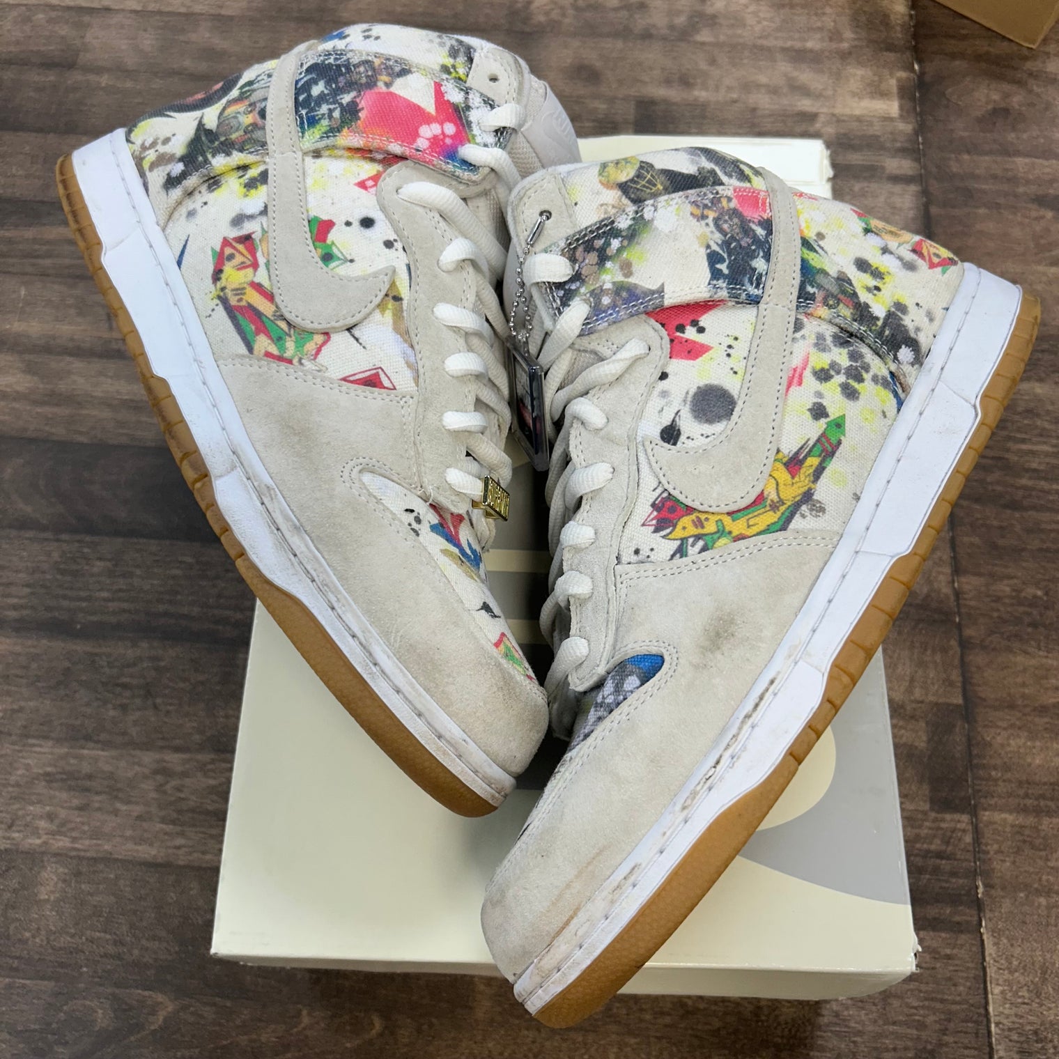 Supreme Rammellzee SB Dunk High (USED)