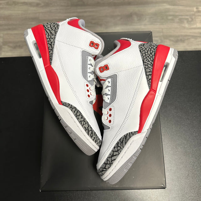 Fire Red Jordan 3 Retro (USED)