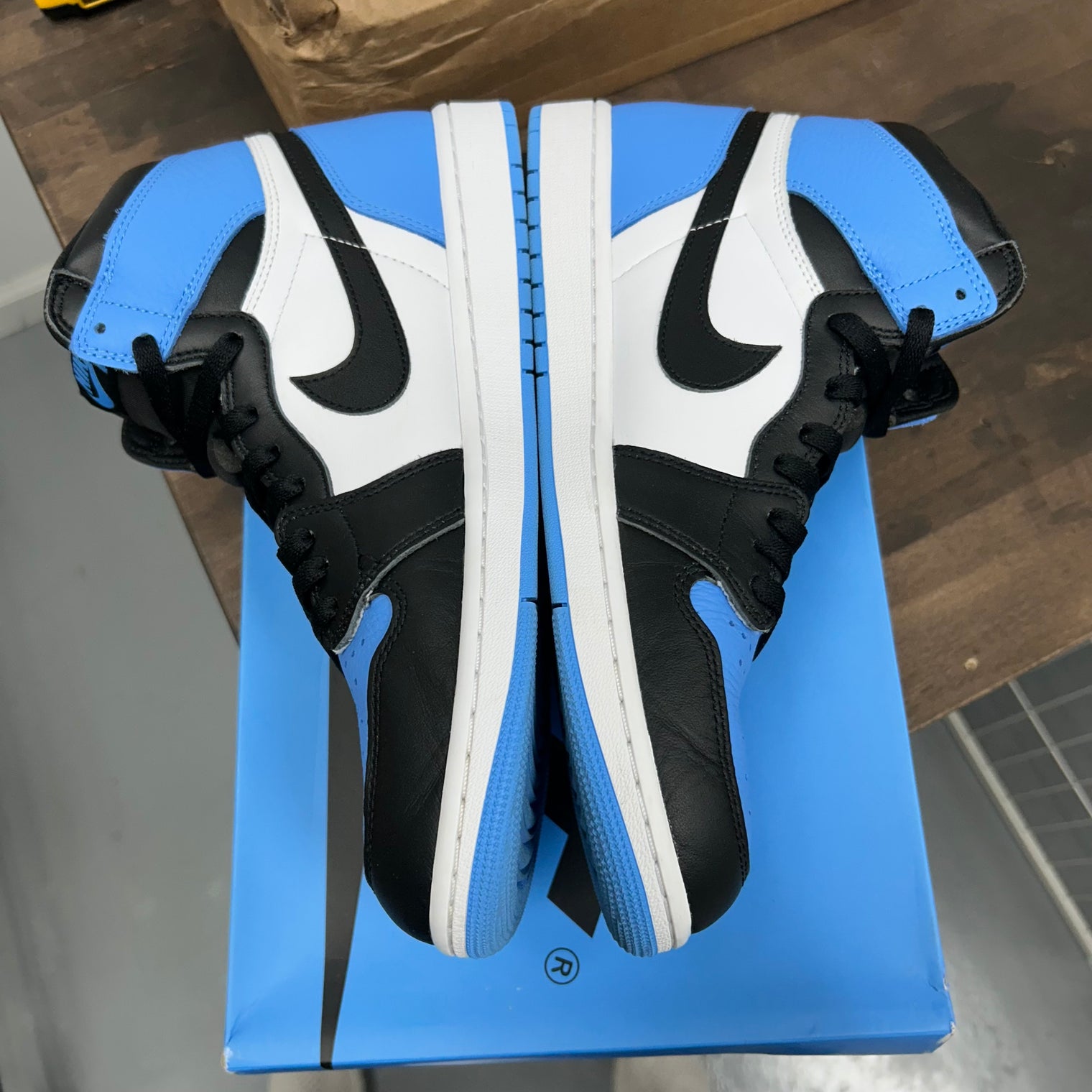 UNC Toe Jordan 1 High (USED)