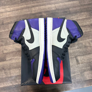 Jordan Court Purple Jordan 1 High OG (USED) Size 13 (Pre-Owned) - Image 3