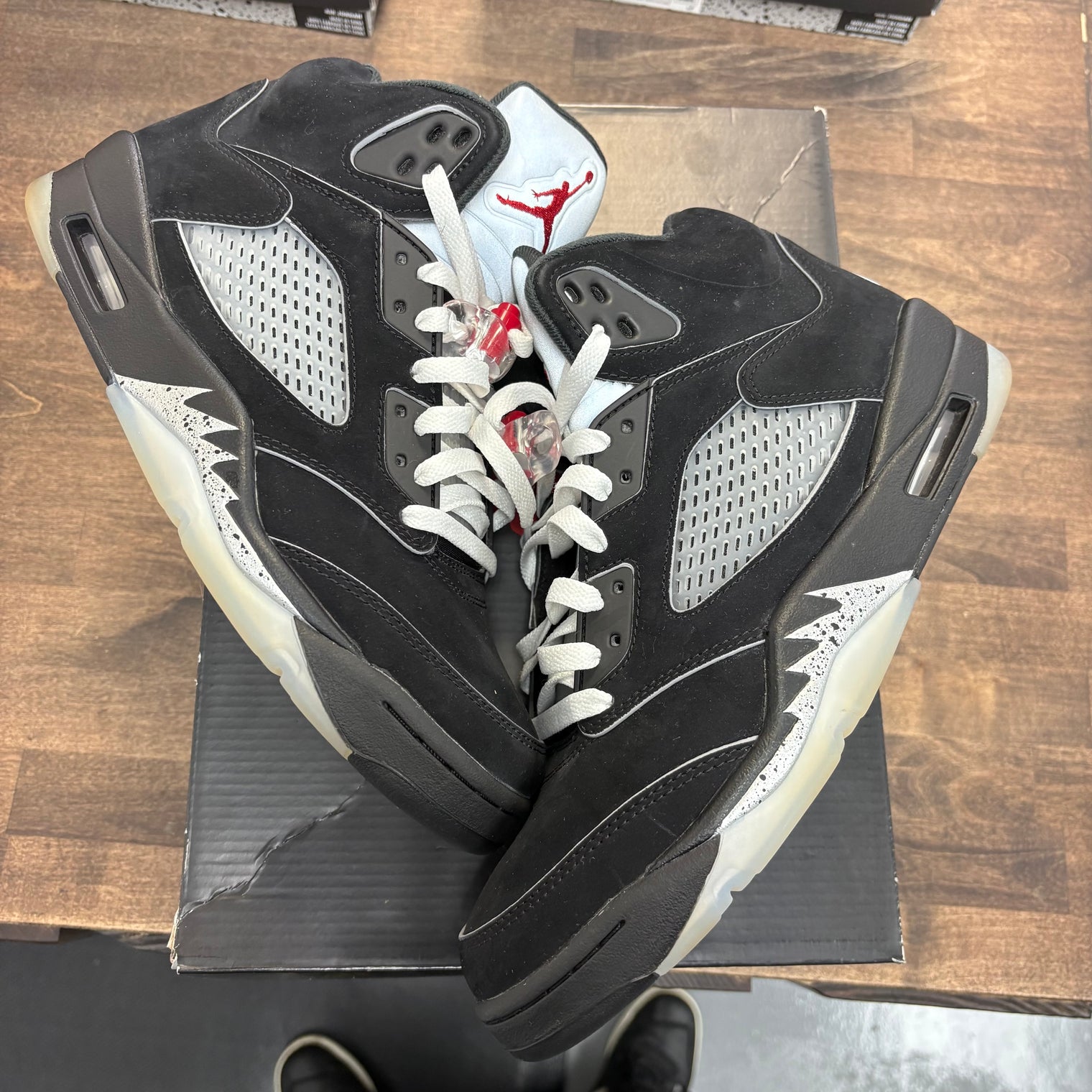 Black Metallic Jordan 5 (2025) (USED)
