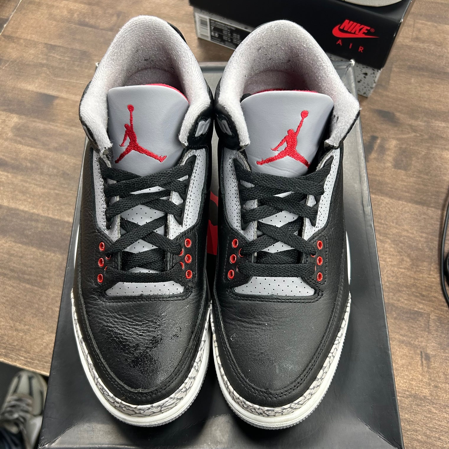 Black Cement Jordan 3 (2024) (USED)