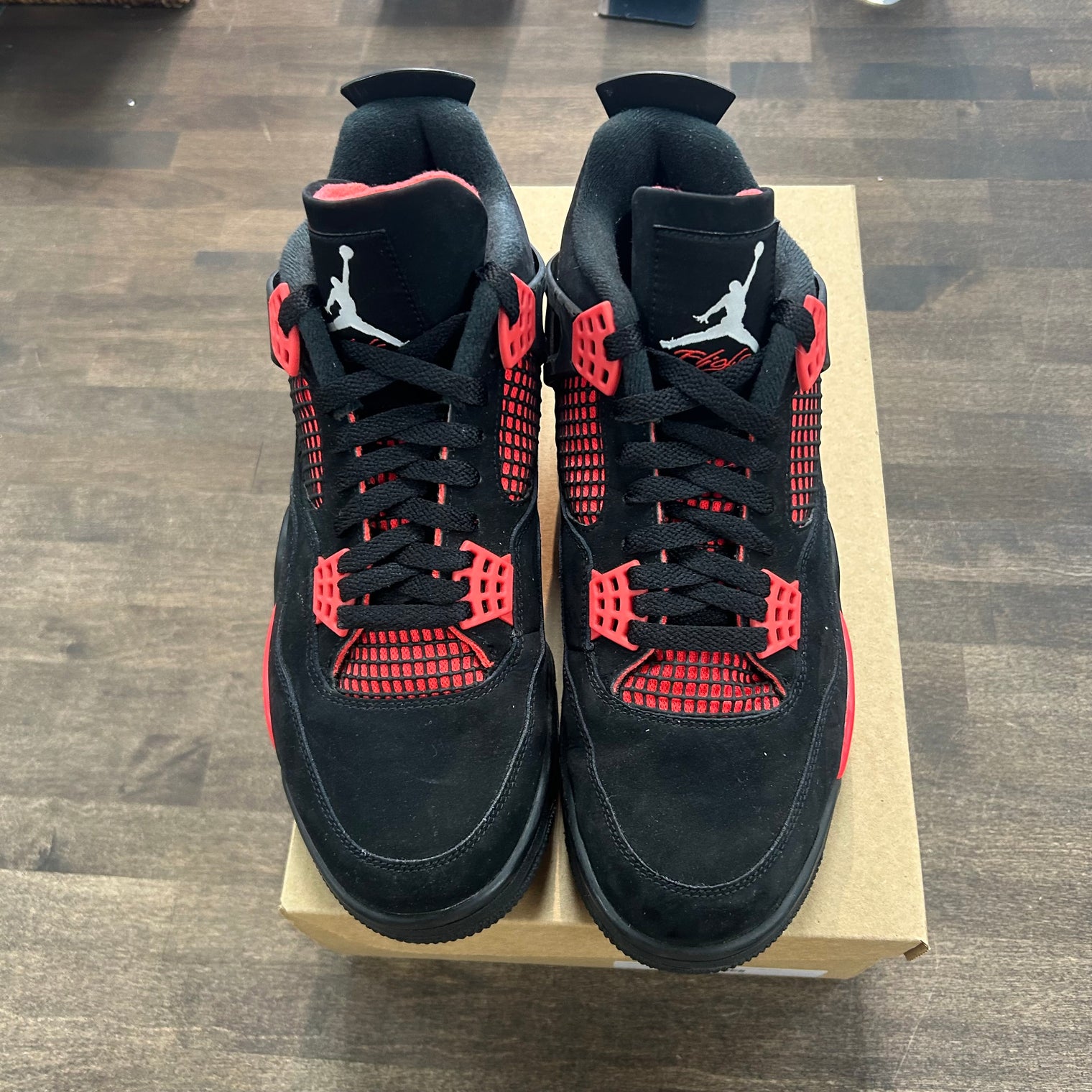 Jordan 4 Retro Red Thunder (US 10) (USED, No Box)
