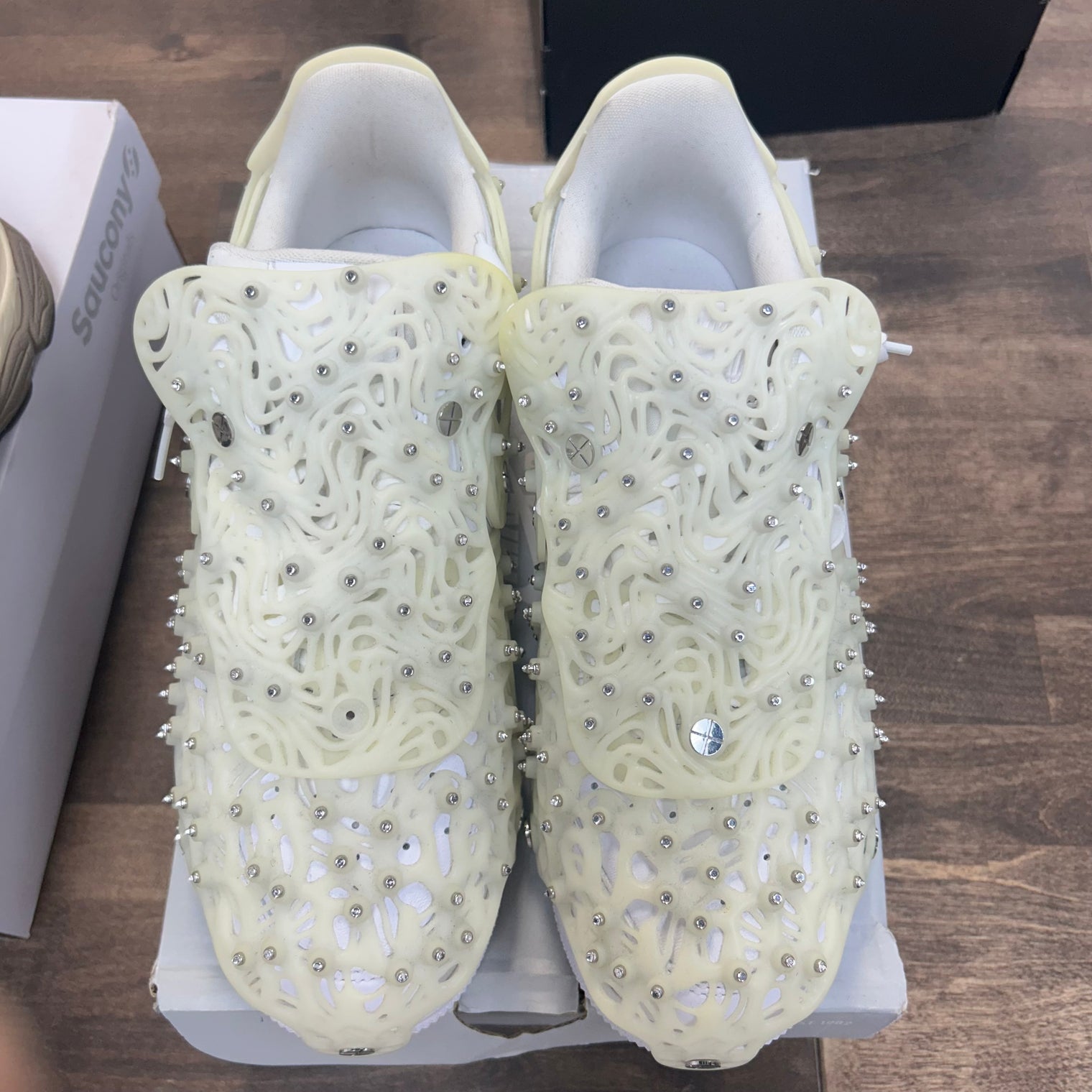 Swarovski Retroreflection Crystals White Air Force 1 Low (W) (USED,Replacement Box)