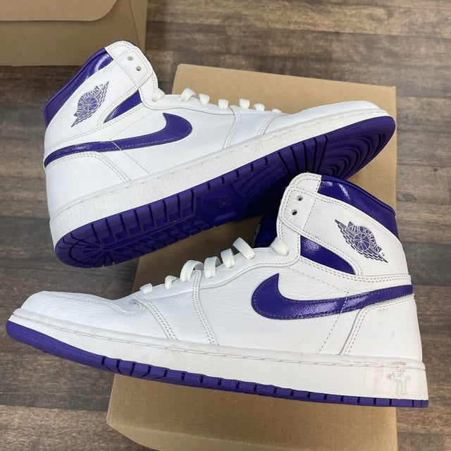 (W) Metallic Purple Jordan 1 High (USED, No Box)