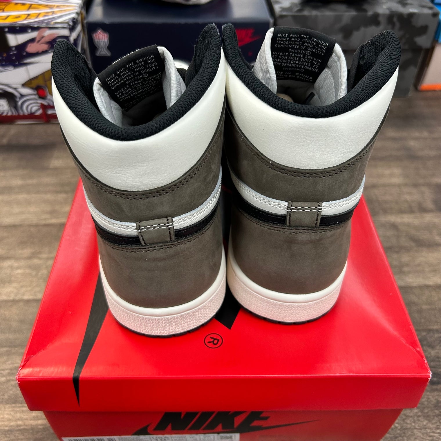 Mocha Jordan 1 High OG (Used, Replacement Box)