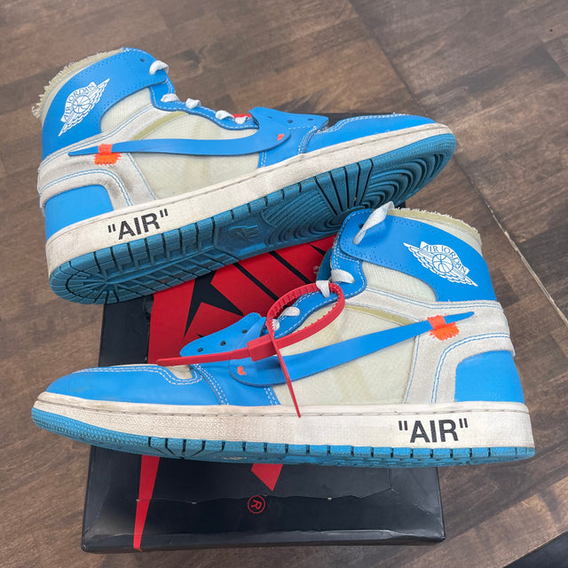 University Blue Off-White Jordan 1 High (USED)