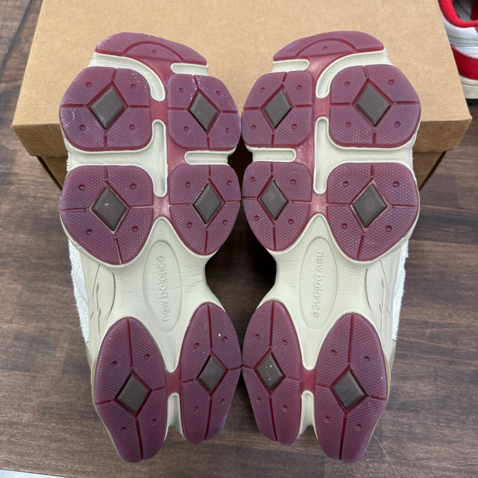 New Balance 9060 Sydney McLaughlin-Levrone Linen Black Coffee (US 7) (Lightly Worn, No Box)