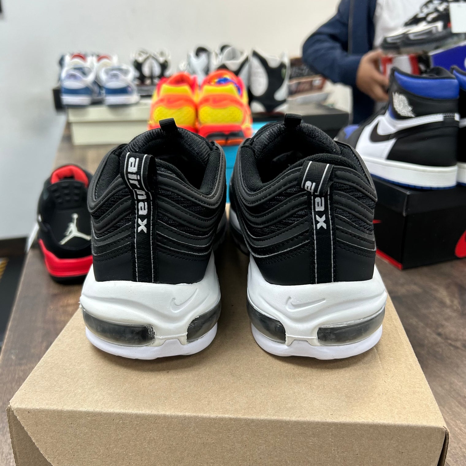 Black White Air Max 97 (USED, No Box)