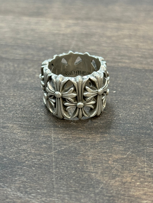 Size 9 | Chrome Hearts Cemetery Cross Ring (USED)