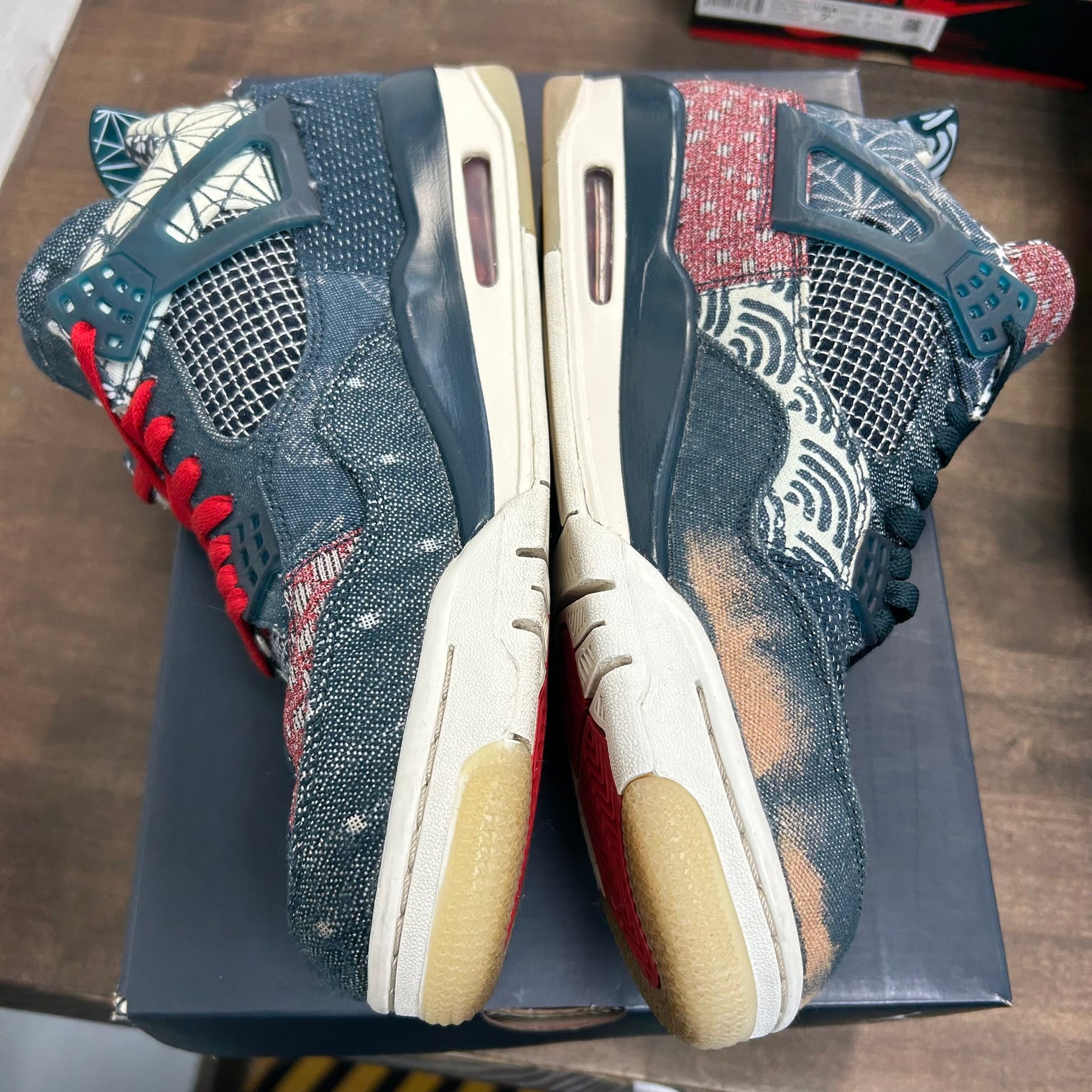 Sashiko Jordan 4 Retro (USED)