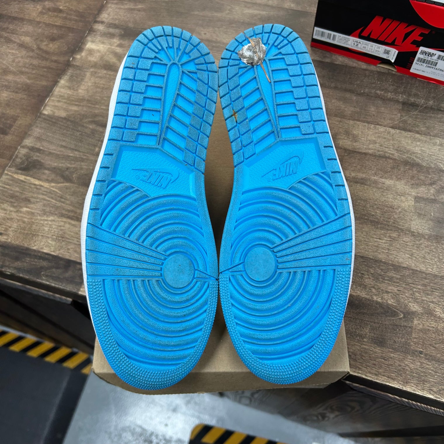 UNC Powder Blue Jordan 1 Low OG (USED, No Box)