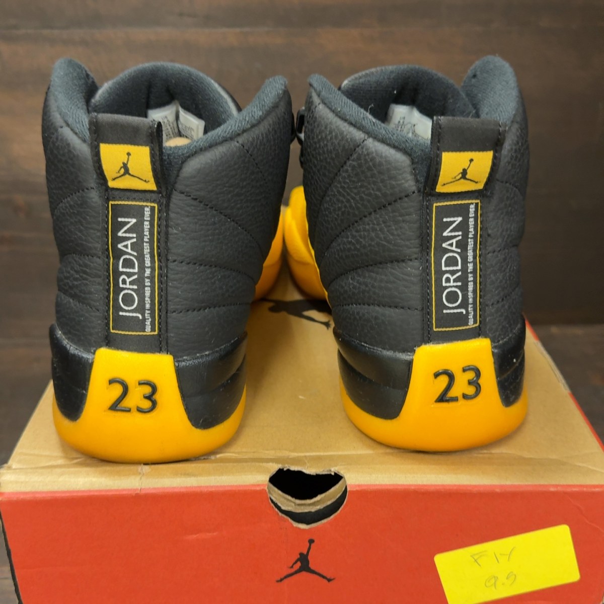 Jordan 12 Retro Black University Gold - Image 5