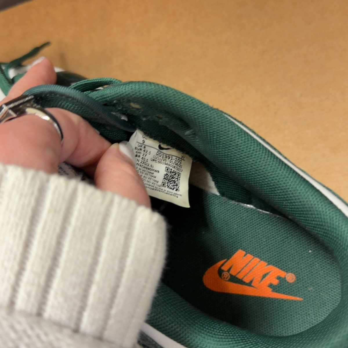 Nike Dunk Low Michigan State Size 9 (Pre-Owned) - aux