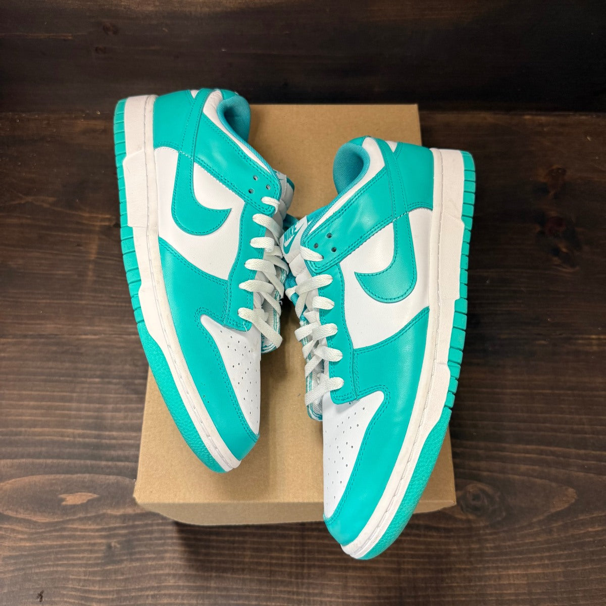 Nike Dunk Low Clear Jade Size 11 (Pre-Owned) - Image 2