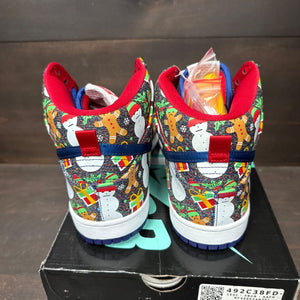 Nike SB Dunk High Concepts Ugly Christmas Sweater (2017) Size 11.5 - sole