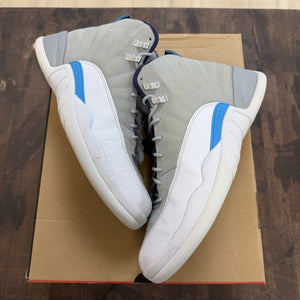 Jordan 12 Retro Grey University Blue - Image 1