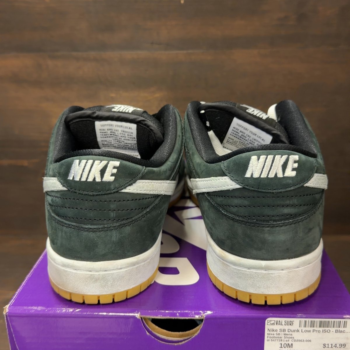Nike SB Dunk Low Pro White Gum Size 10 (Pre-Owned) - aux