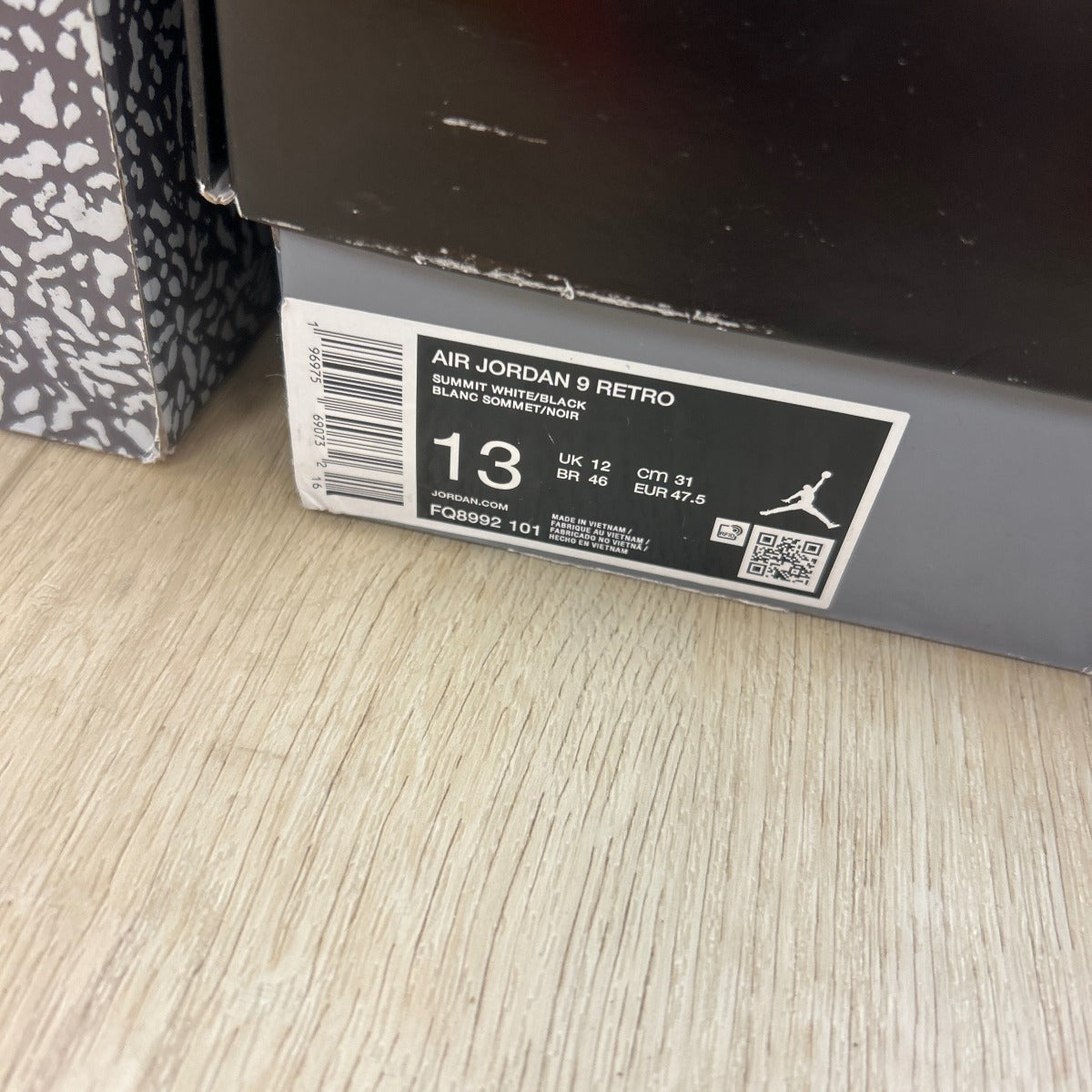 Jordan 9 Retro Powder Blue (2024) Size 13 (Pre-Owned) - Image 6