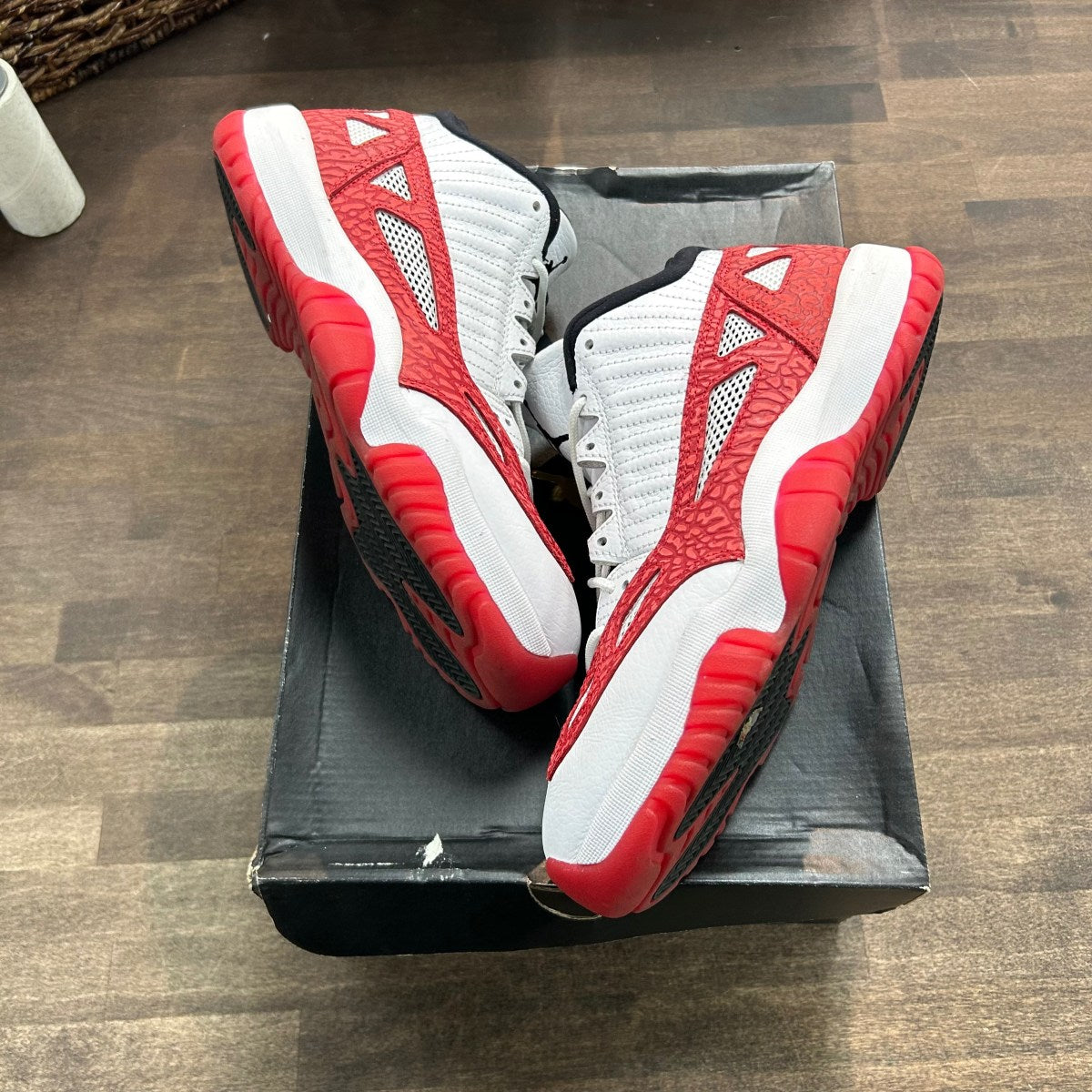 Jordan 11 Retro Low IE White Gym Red - Image 1