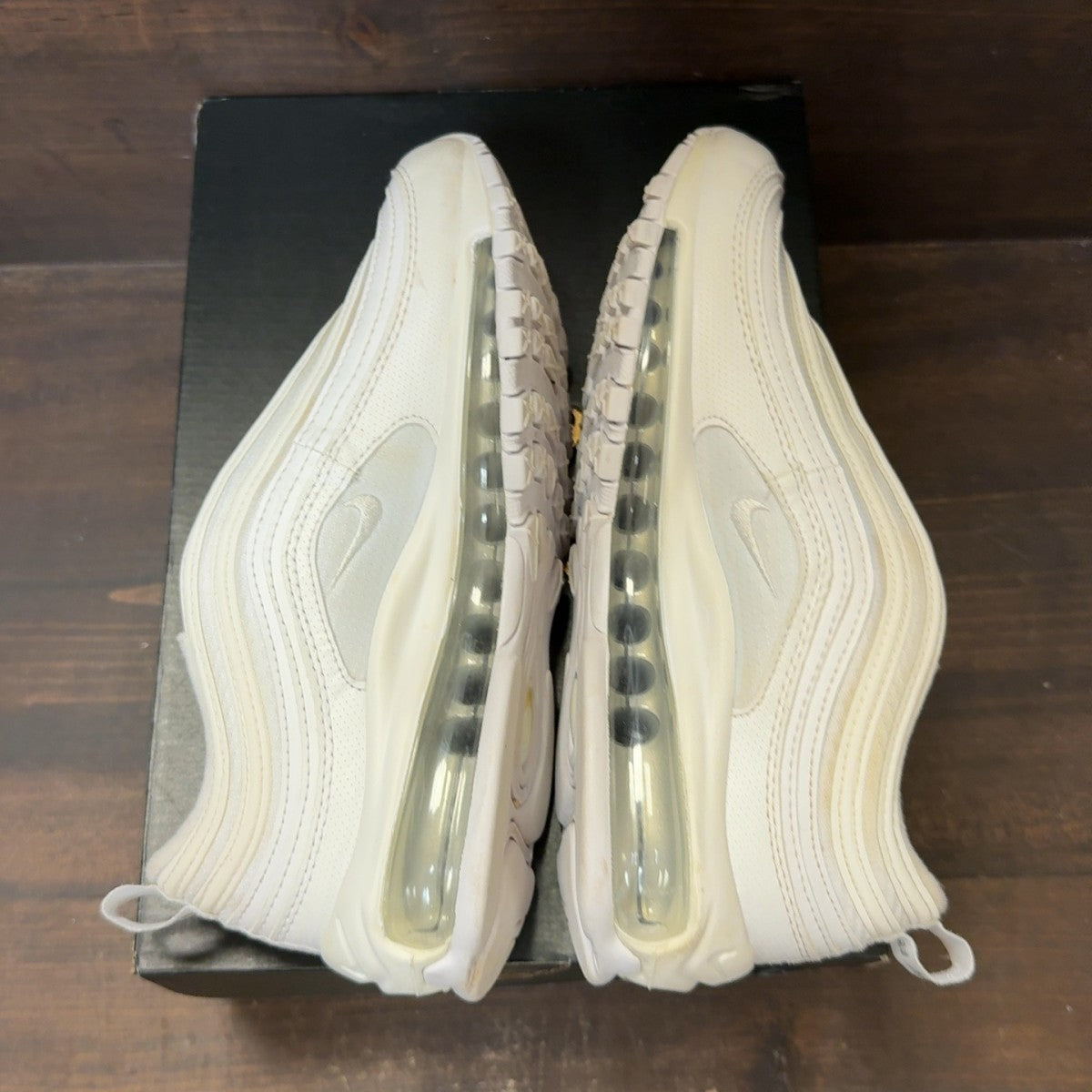 Nike Air Max 97 White Metallic Silver (GS) Size 5Y (Pre-Owned) - Image 6