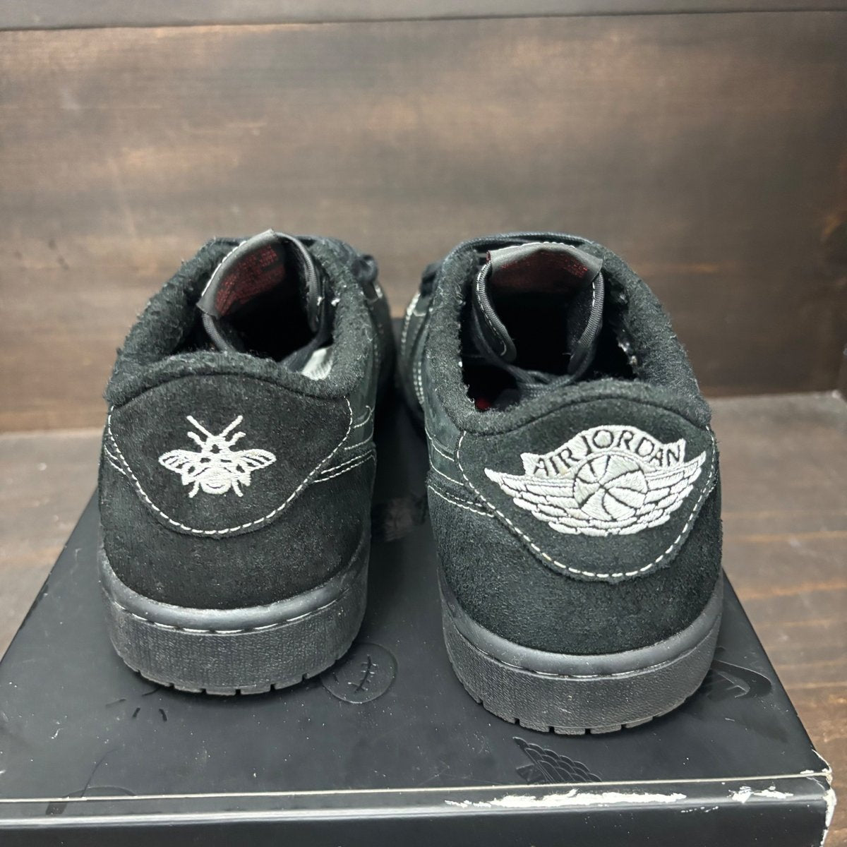 Jordan 1 Retro Low OG SP Travis Scott Black Phantom Size 9 (Pre-Owned) - sole