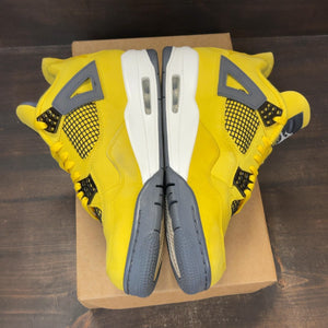 Jordan 4 Retro Lightning (2021) Size 10.5 (Pre-Owned) - Image 4