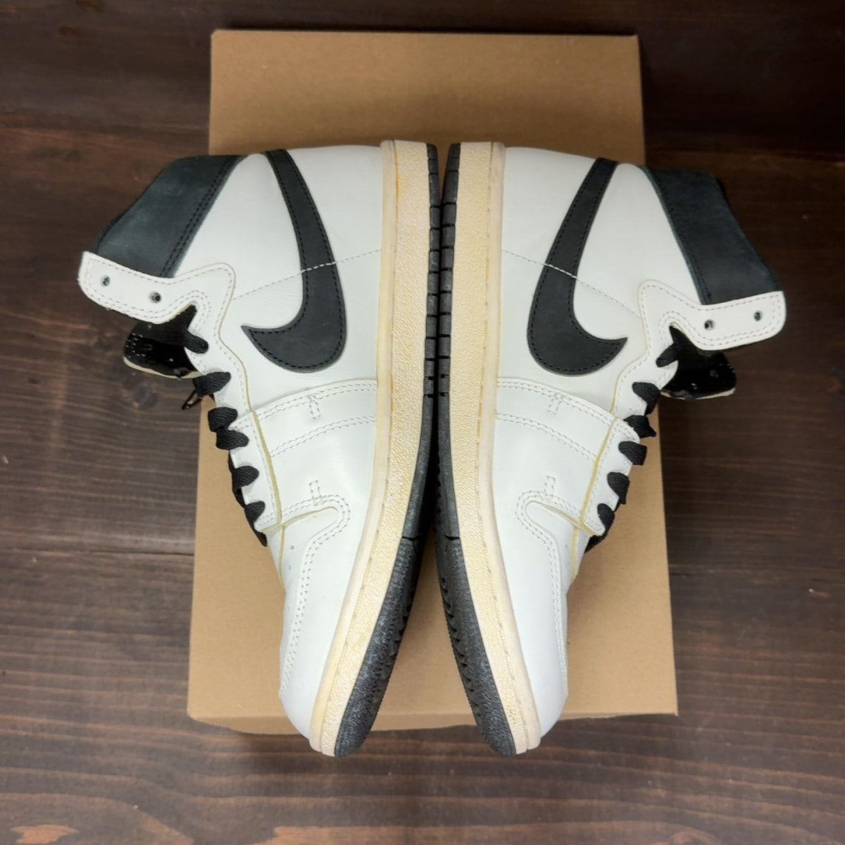 Nike Jordan Air Ship PE SP A Ma Maniére White Black Size 8 (Pre-Owned) - Image 4