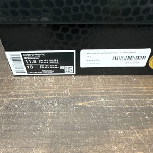 Nike Kobe 6 Protro Dodgers Size 11.5 (Pre-Owned) - aux