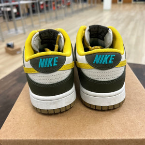 Nike Dunk Low Retro Premium Cargo Khaki Vivid Sulfur Size 6 (Pre-Owned) - Image 4