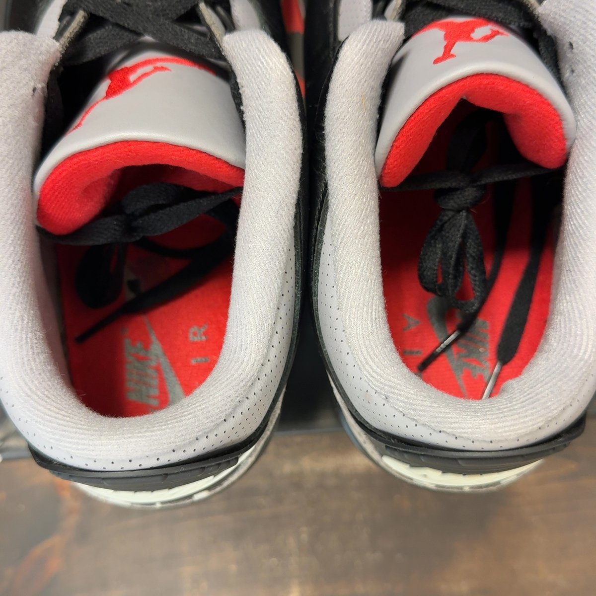 Jordan 3 Retro OG Black Cement (2024) Size 14 (Pre-Owned) - aux