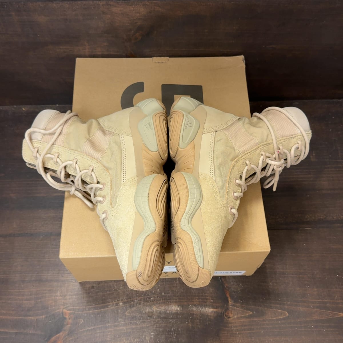 adidas Yeezy 500 High Tactical Boot Sand Size 9 (Pre-Owned) - aux