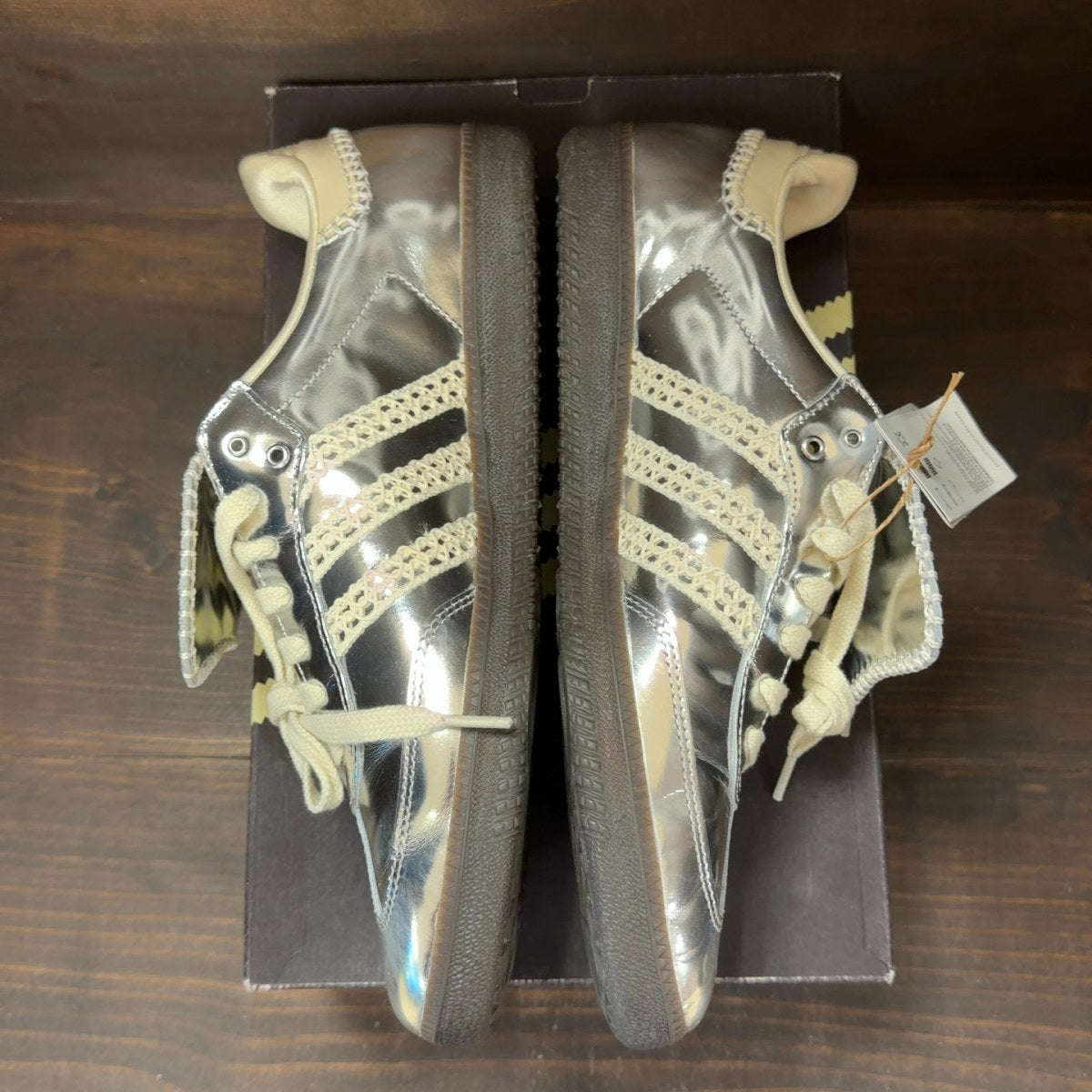 adidas Samba Wales Bonner Silver - Image 4