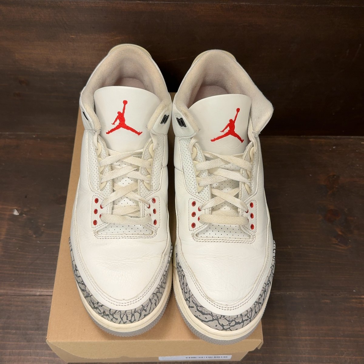 Jordan 3 Retro White Cement Reimagined Size 12 (Pre-Owned) - tag