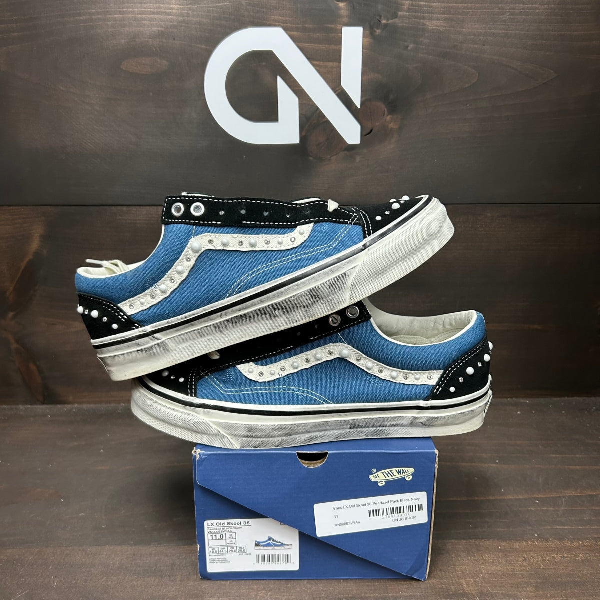 Vans LX Old Skool 36 Pearlized Pack Black Navy - Image 1