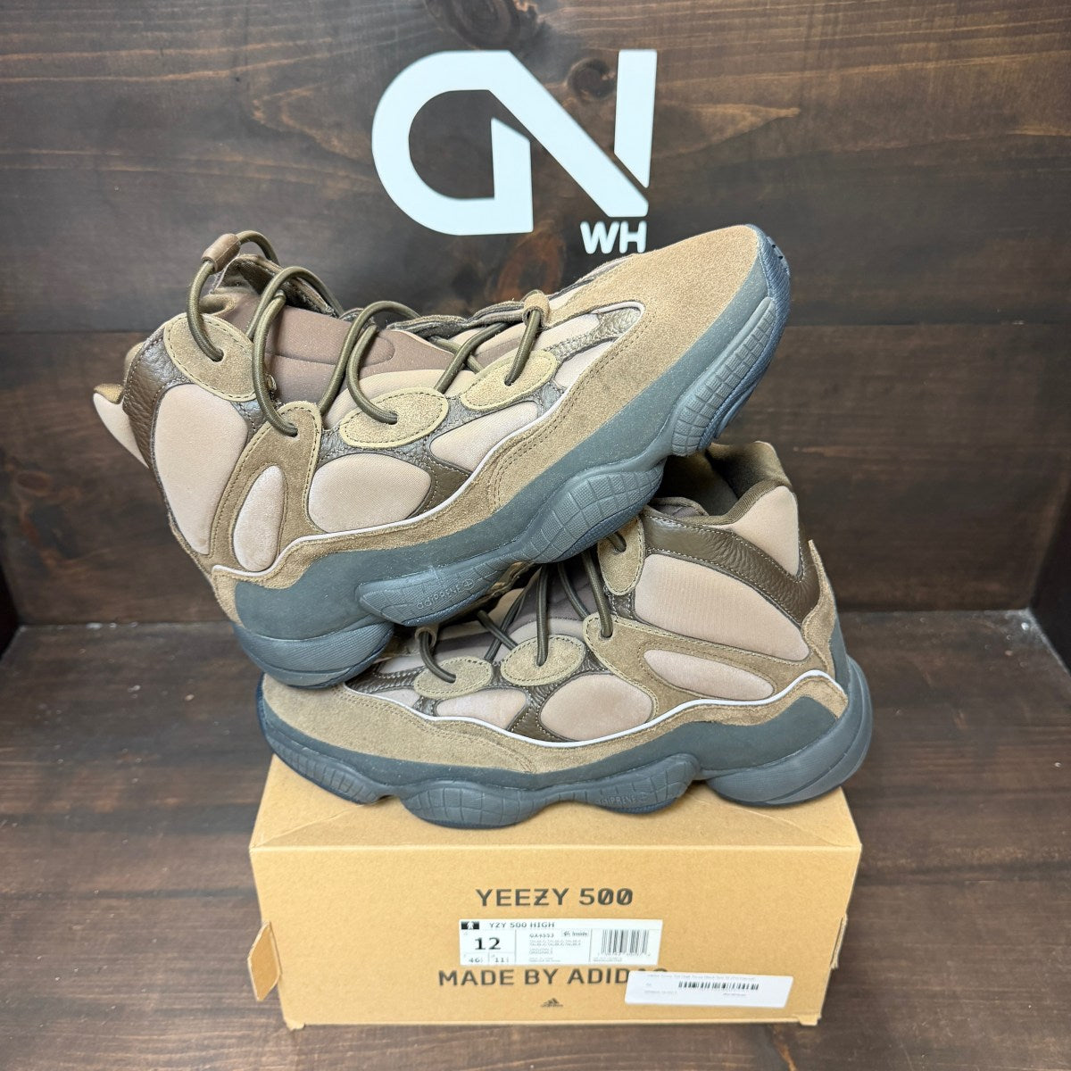 adidas Yeezy 500 High Taupe Black - Image 1