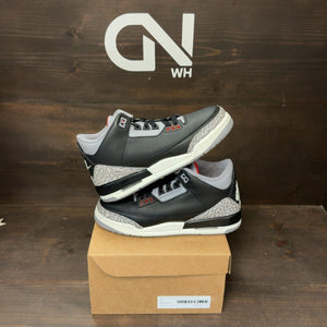 Jordan 3 Retro Black Cement (2024) (GS) Size 5.5Y (Pre-Owned) - Image 1