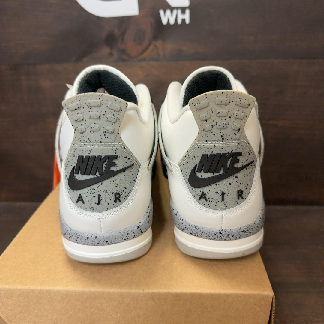 Jordan 4 Retro White Cement (2025) Size 8.5 (Pre-Owned) - Image 4