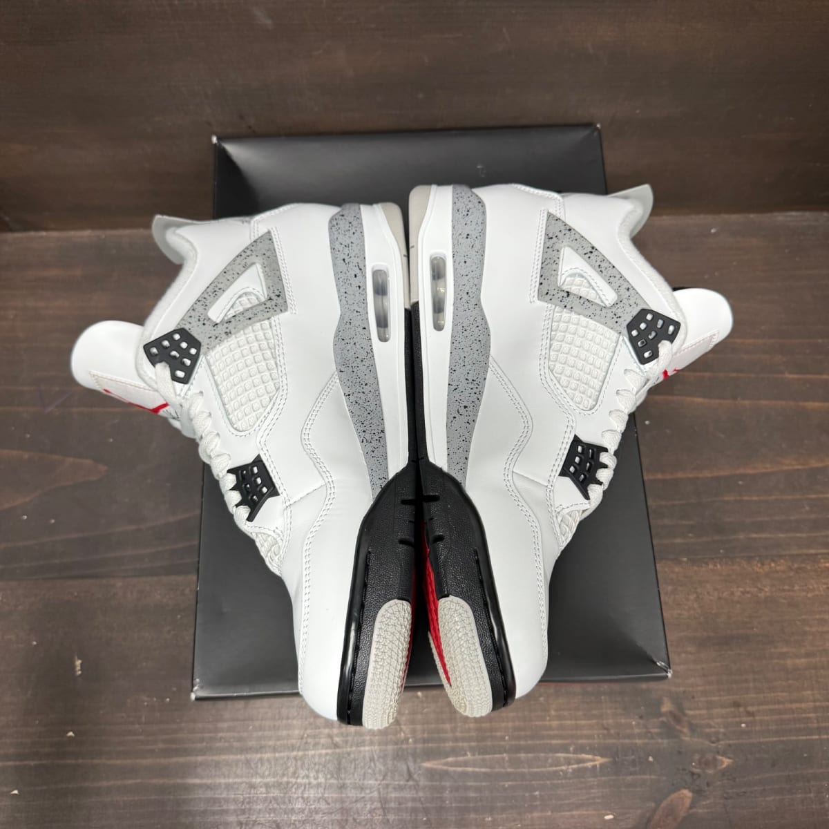 Jordan 4 Retro White Cement (2025) Size 9.5 (Pre-Owned) - side