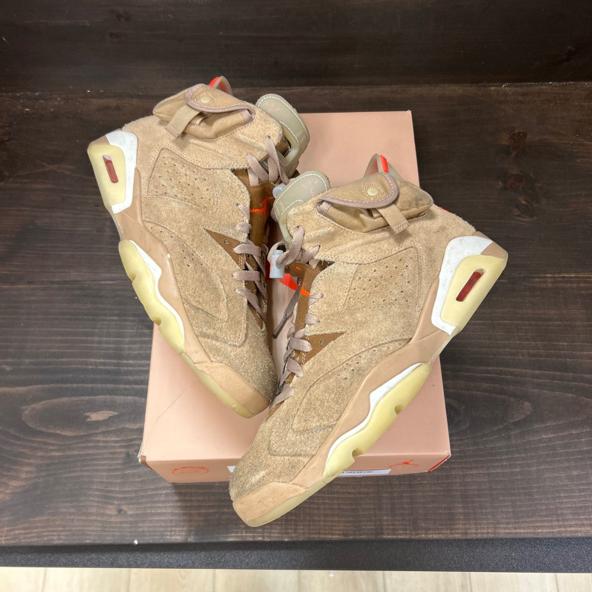 Jordan 6 Retro Travis Scott British Khaki - Image 2